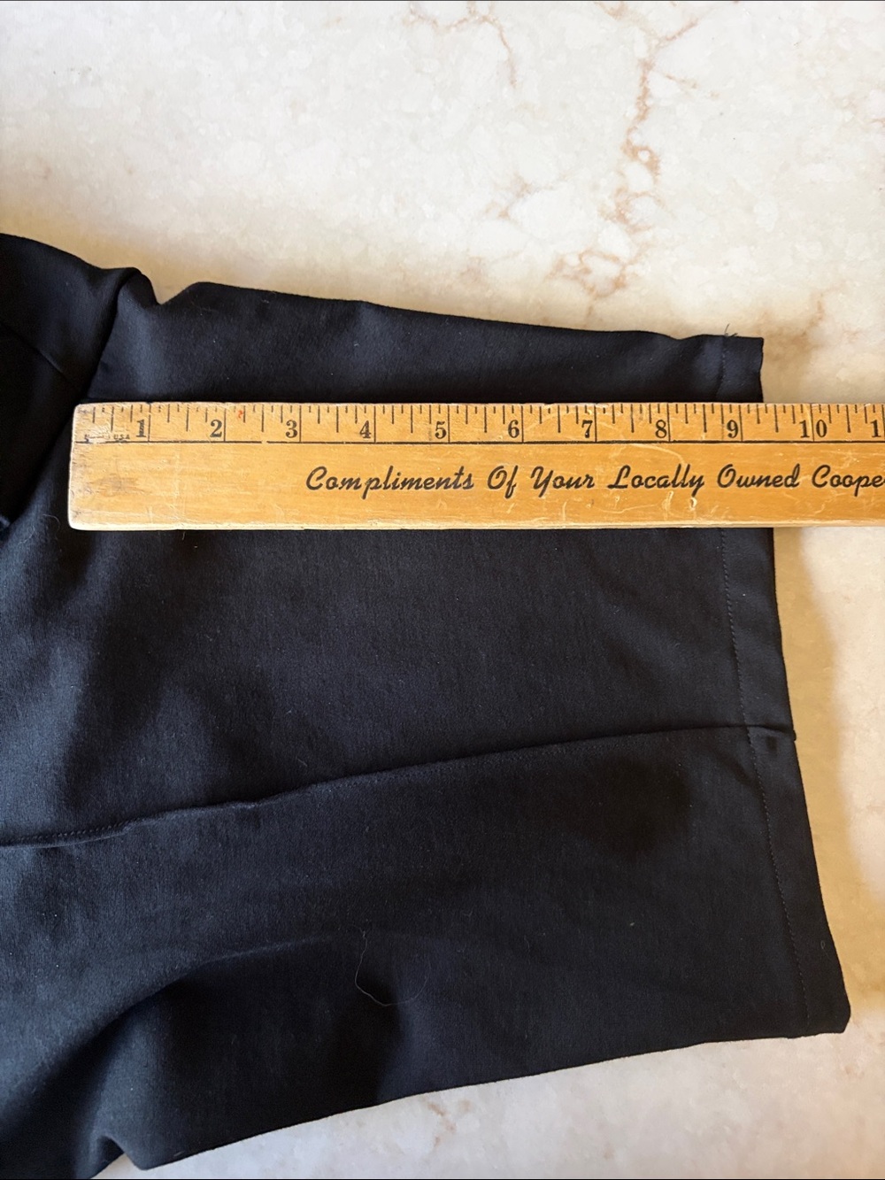 Anne Klein Bermuda Preppy Shorts Upscale Stretch minimalist Polished BLACK Sz. L - Picture 7 of 8
